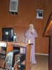 Dr Messouada CHERI-HOSNI présentant un topo sur les cas de paludisme à Tiaret